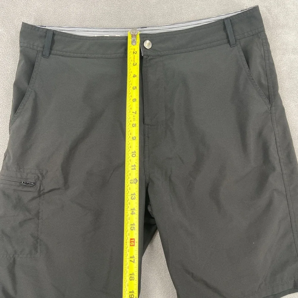 Abbot+Main Utility Cargo Shorts‎ Men's 36 Black Stretch Casual Mid Rise Outdoor